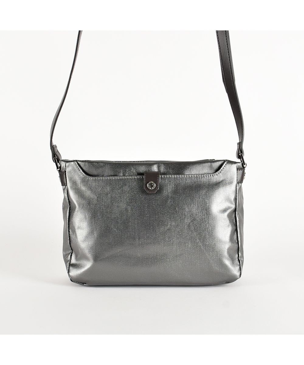 LA BAGAGERIE コーティングキャンバス ミニショルダーバッグ 