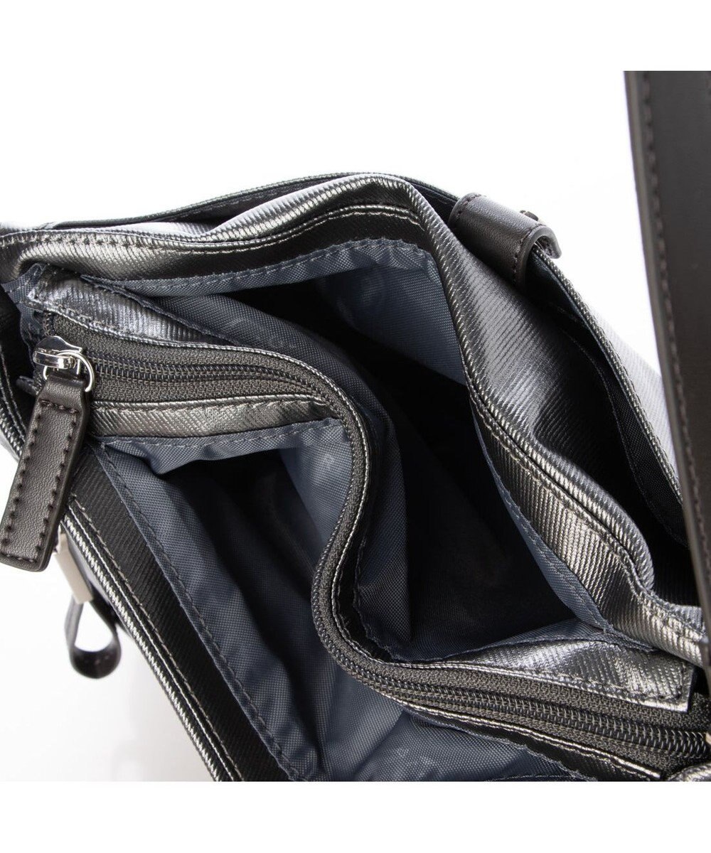 LA BAGAGERIE コーティングキャンバス ミニショルダーバッグ 