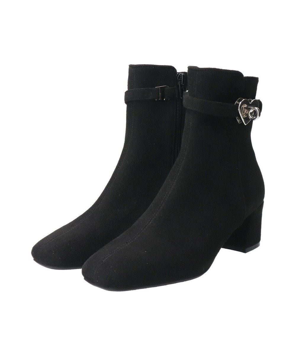 Bridget Birkin 【Bridget Birkin】ハート金具ベルトショートブーツ 
