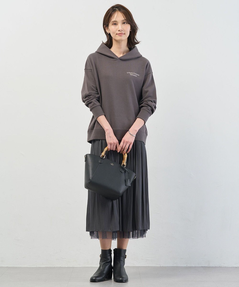 J.PRESS LADIES 【WEB限定】ロゴ裏毛 パーカー 