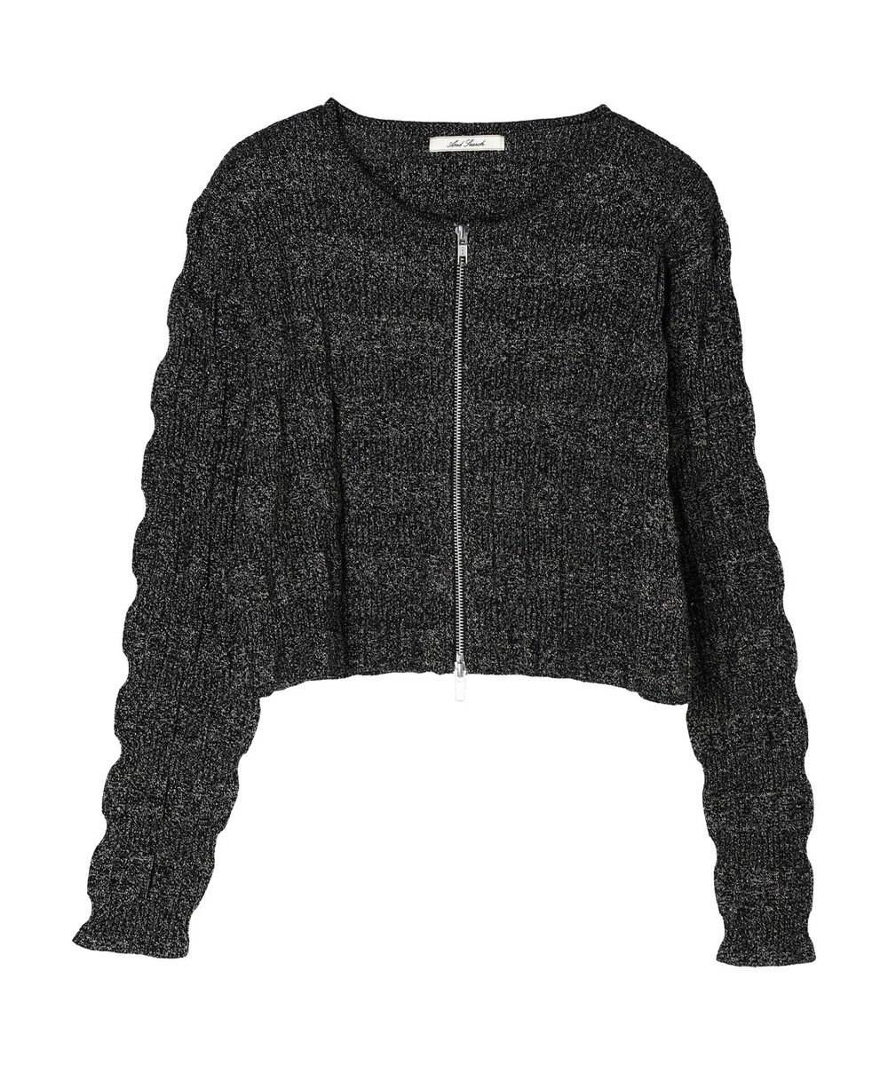 Green Parks ・ＡＮＤ　ＳＥＡＲＣＨ　ラメランダムリブカーディガン 