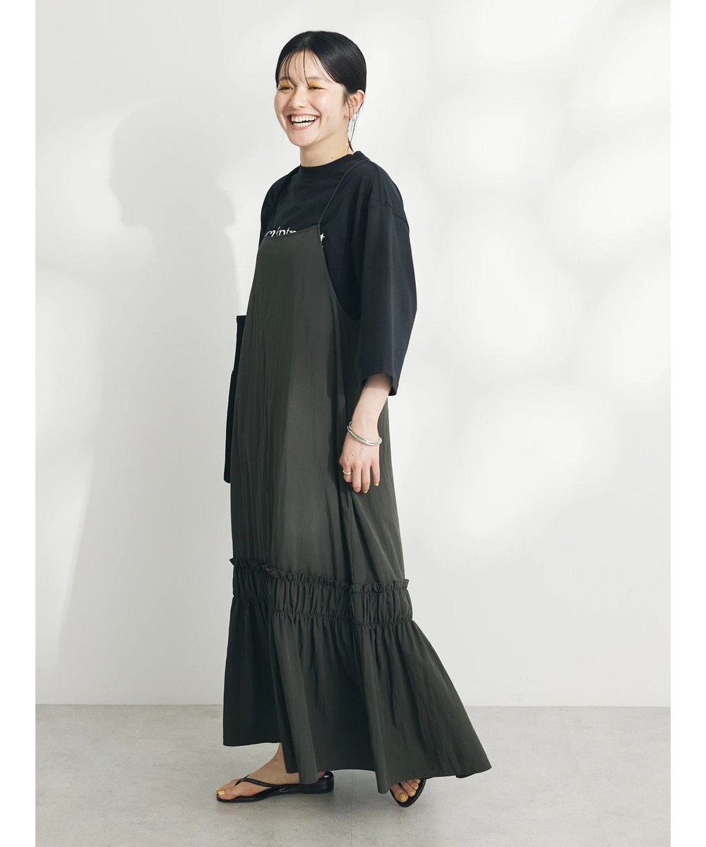 CRAFT STANDARD BOUTIQUE 切替ティアードキャミワンピース 