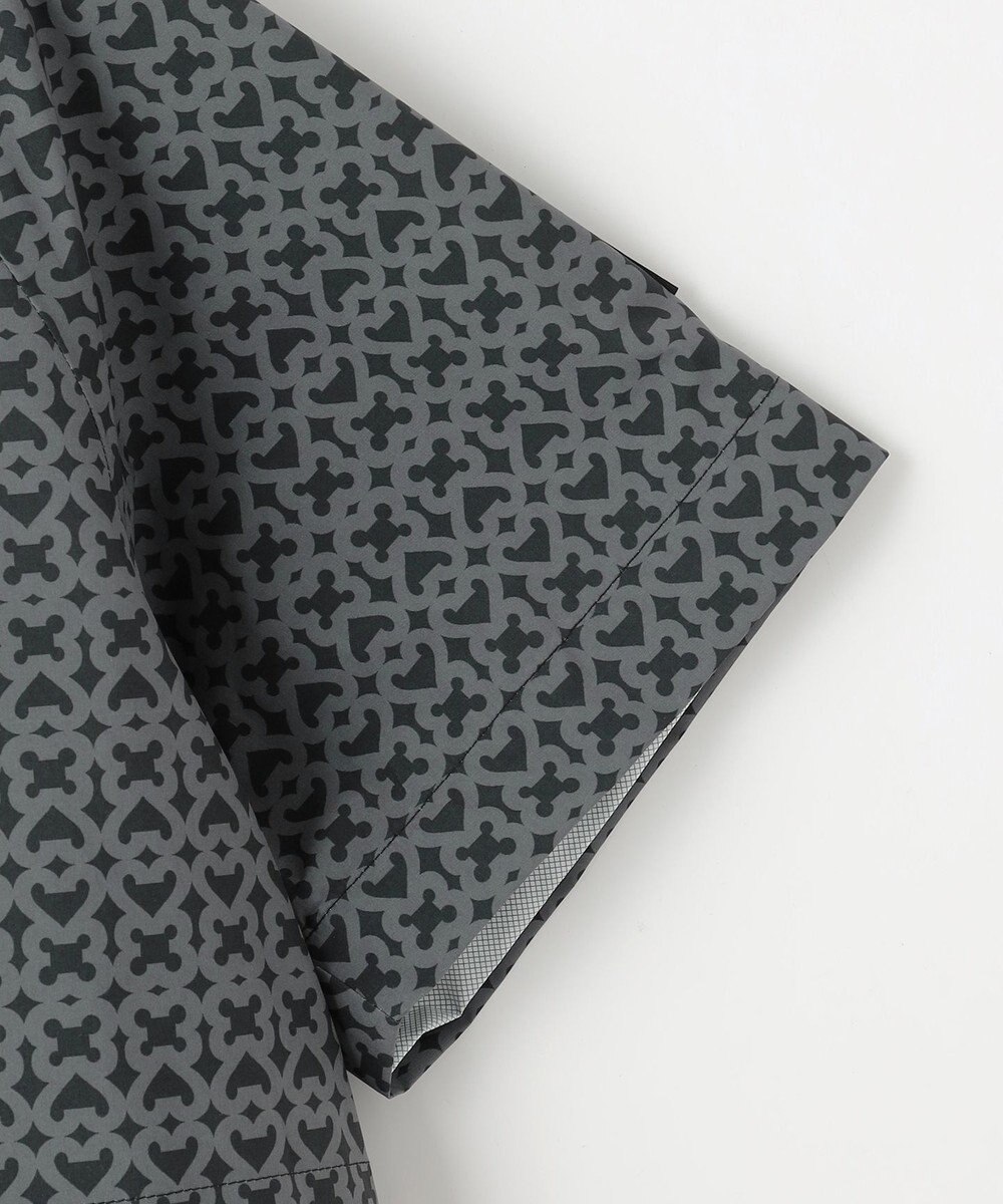 23区GOLF 【MEN】モノグラム レインブルゾン 2WAYストレッチ 透湿防水 防風 撥水 ポケッタブル 