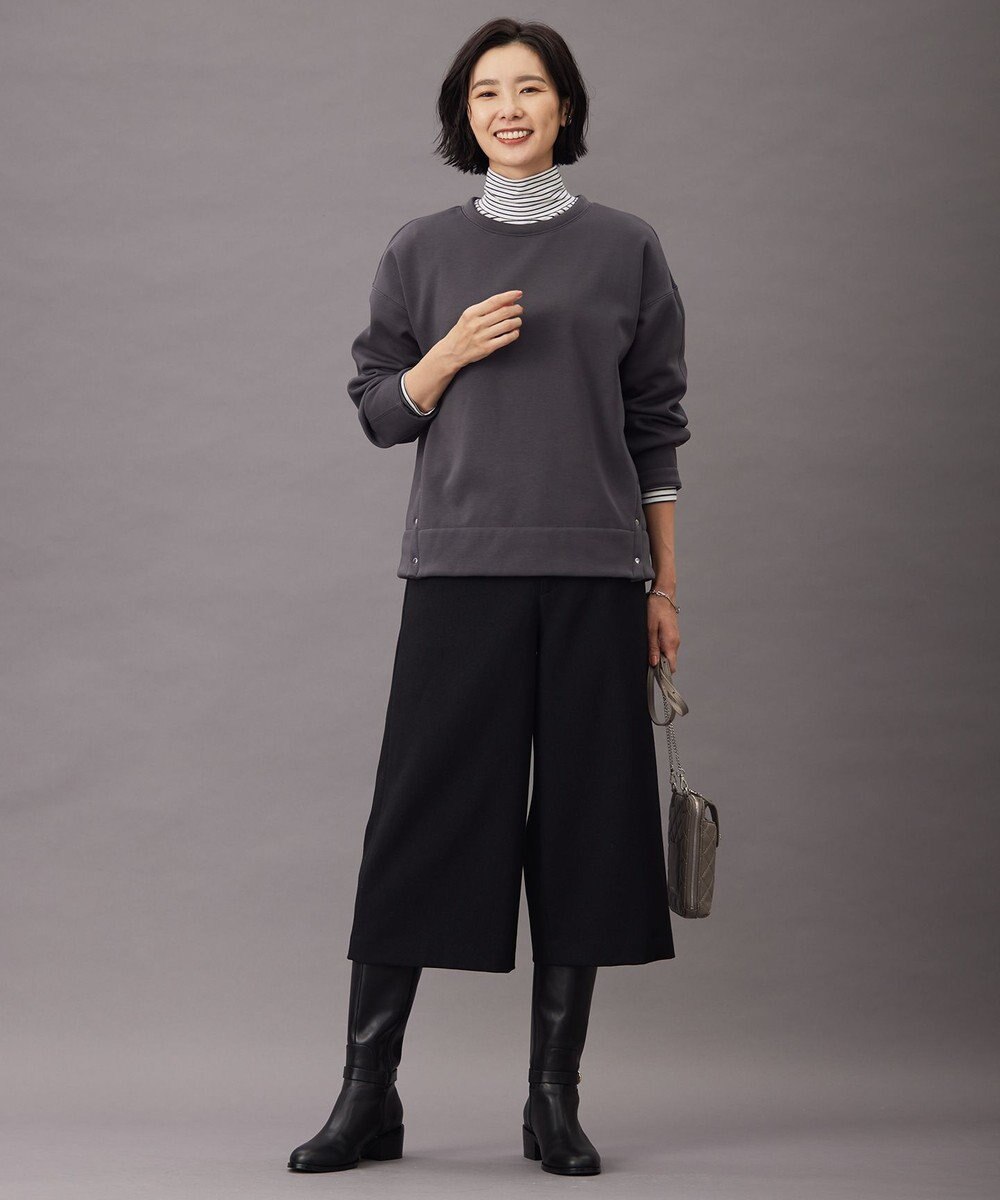 J.PRESS LADIES S 【WEB限定カラーあり・洗える】ツムギート flannel キュロット パンツ 