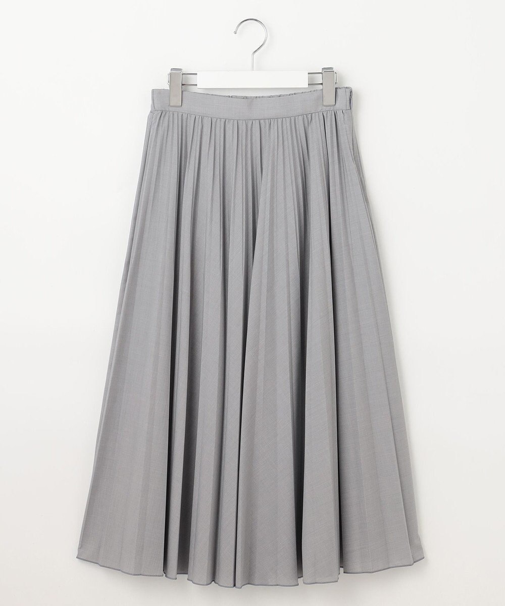 J.PRESS LADIES 【洗える】50Sブロード プリーツ スカート 
