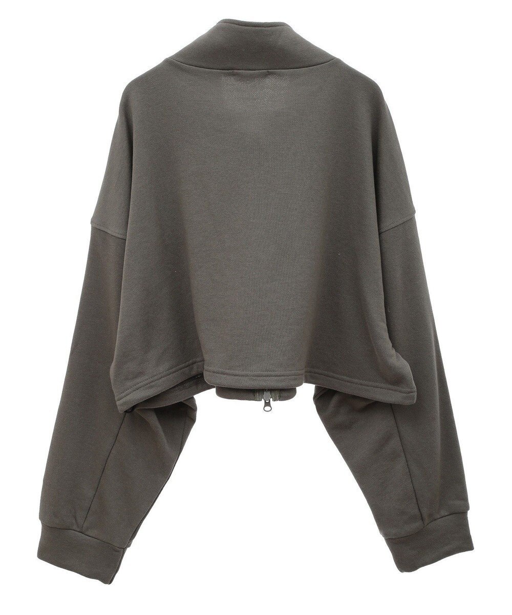 CRAFT STANDARD BOUTIQUE 【WEB限定】裏毛ダブルジップショートスウェット/24AW 