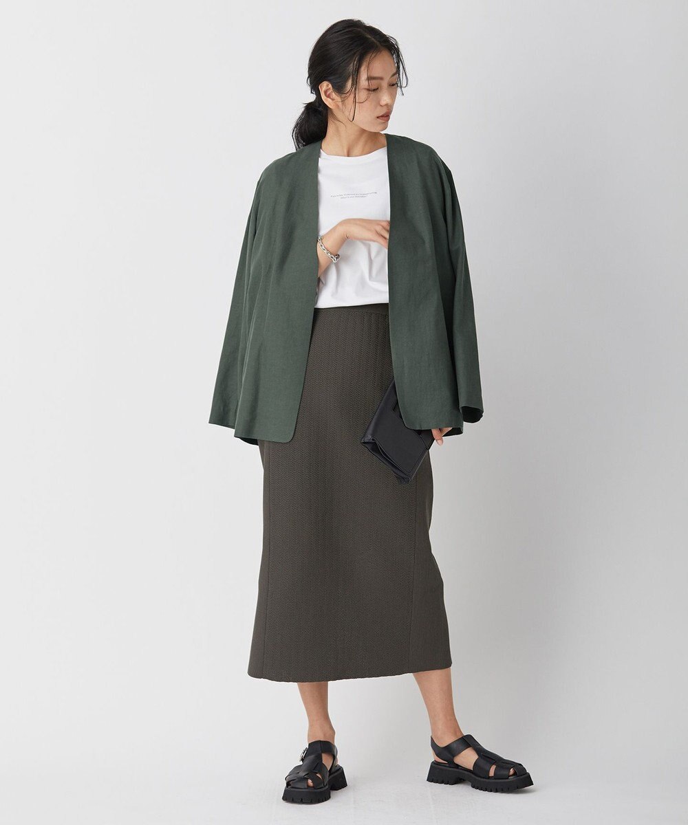 ICB 【洗える】 Unleash ノーカラージャケット 