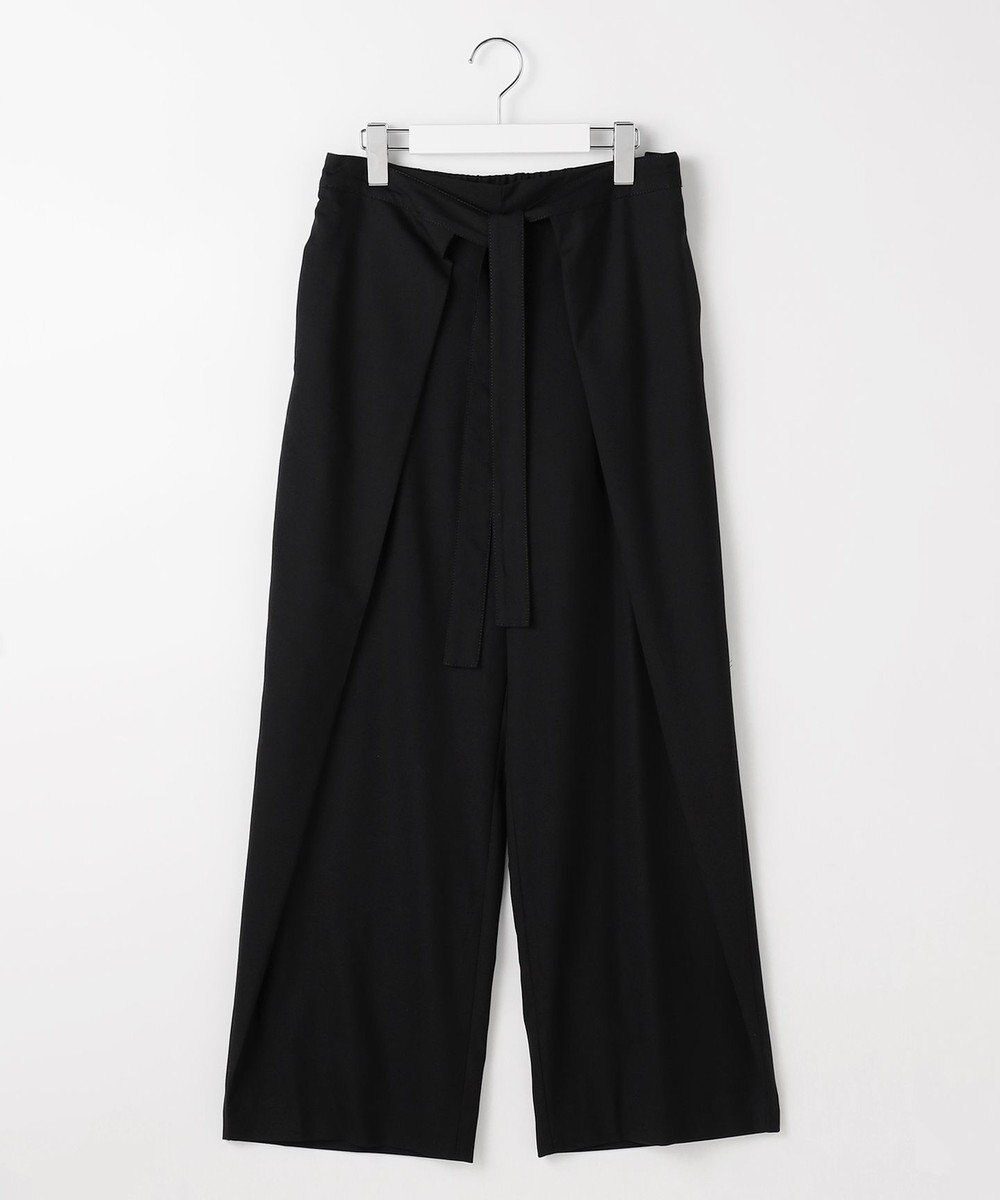 自由区 L 【SHIHOさん着用】フロントディテールラップワイド パンツ 
