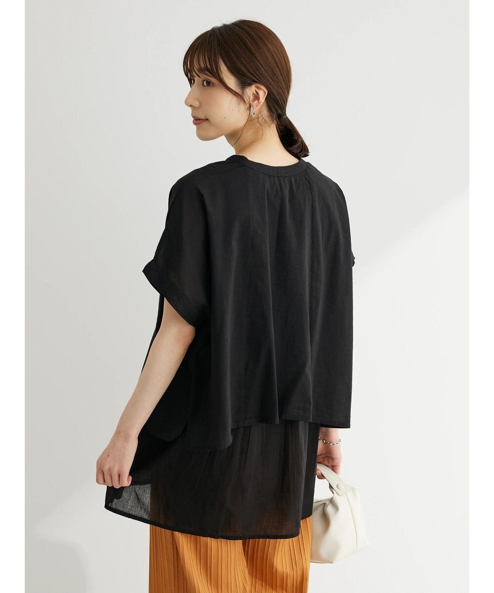 Green Parks インド綿　ＳＥＴ２点レイヤード風ブラウス 