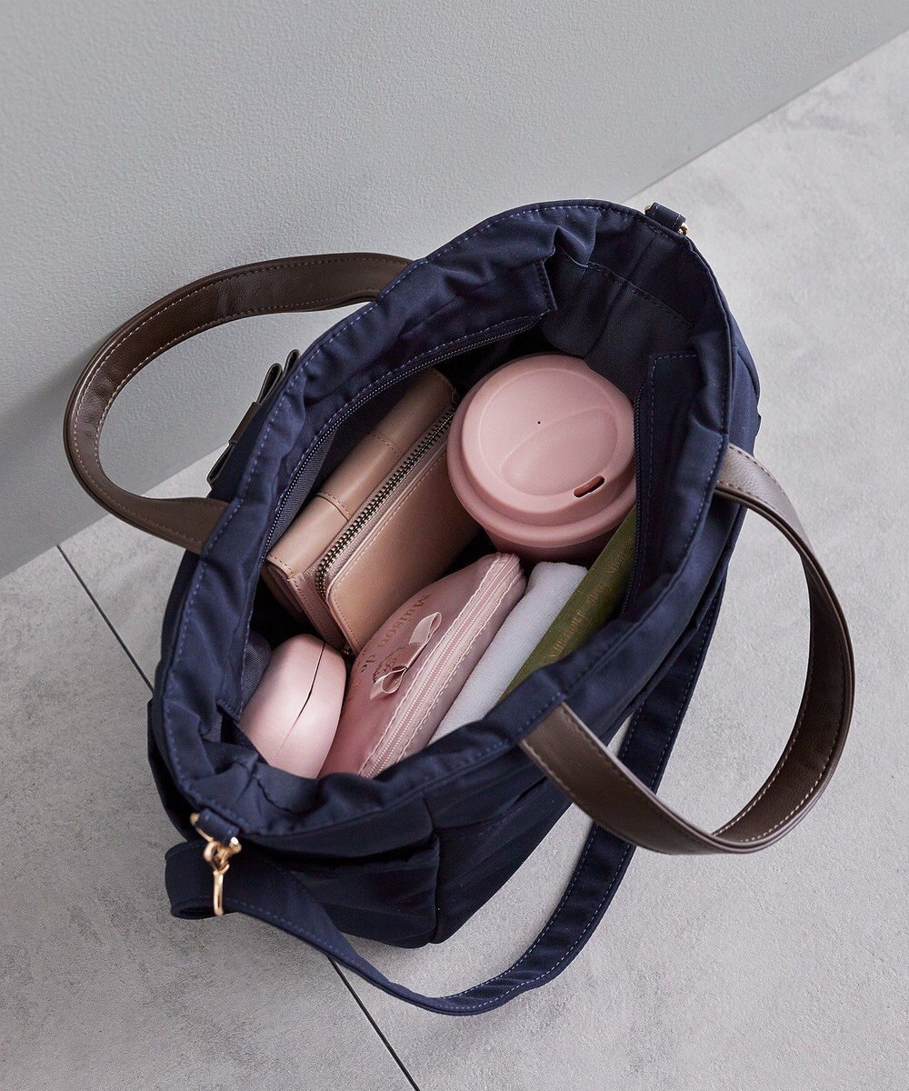 Maison de FLEUR EC限定撥水加工マルチポケット2Wayトートバッグ 