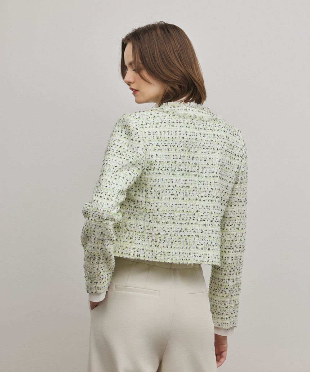 GRACE CONTINENTAL ミックスツイードジャケット 