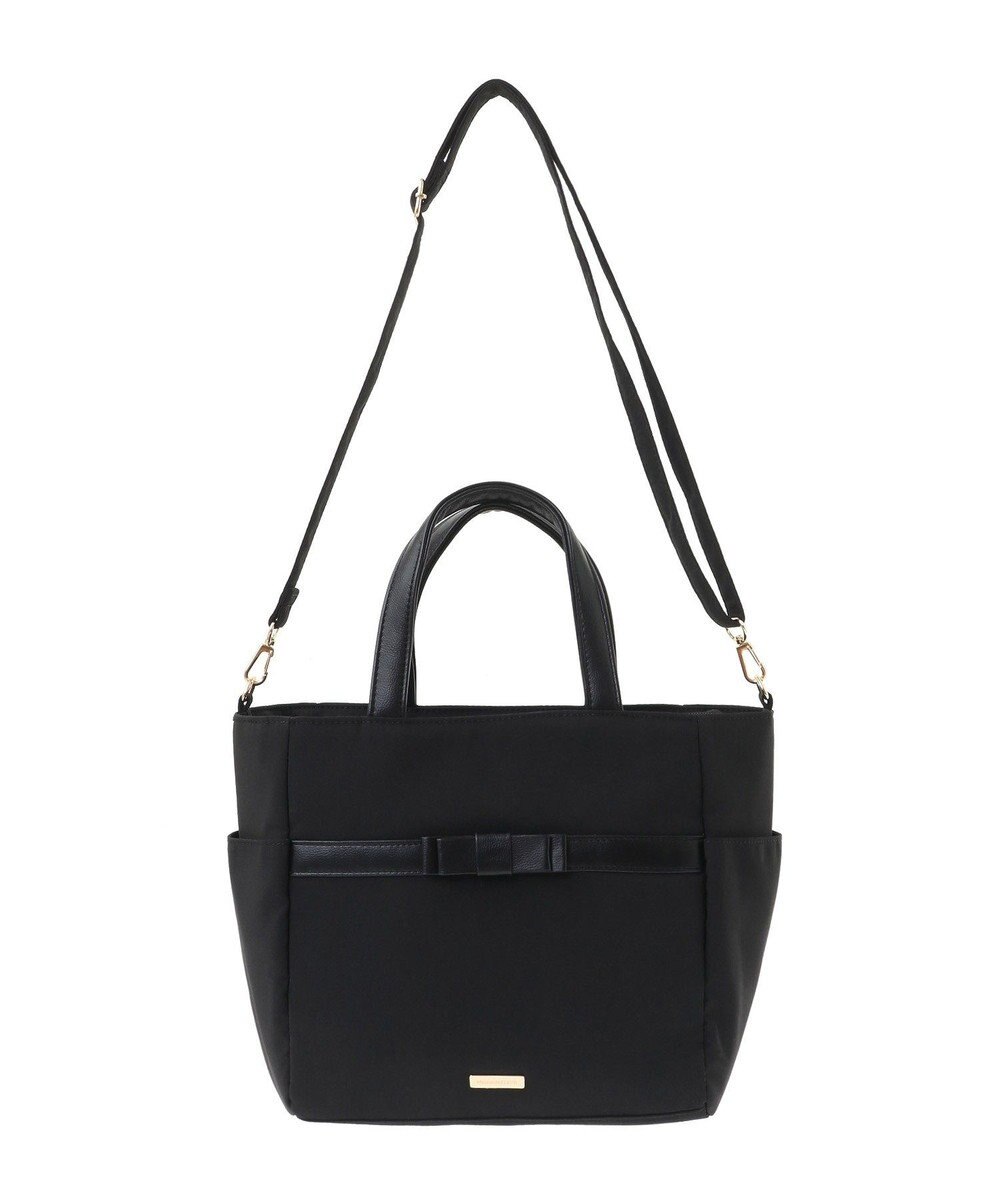 Maison de FLEUR EC限定撥水加工マルチポケット2Wayトートバッグ 