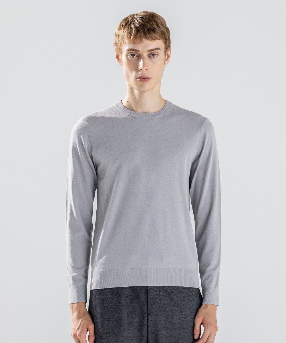 JOSEPH HOMME 【ストレッチ】リュクスレーヨン　クルーネック長袖ニット 