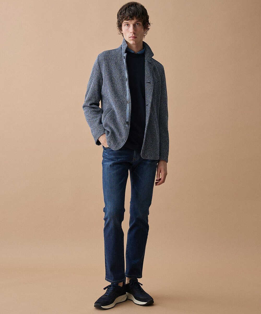 JOSEPH ABBOUD 【キングサイズ・イージーケアなジャージー素材・ストレッチ】コンパクトジャージーシャツ 