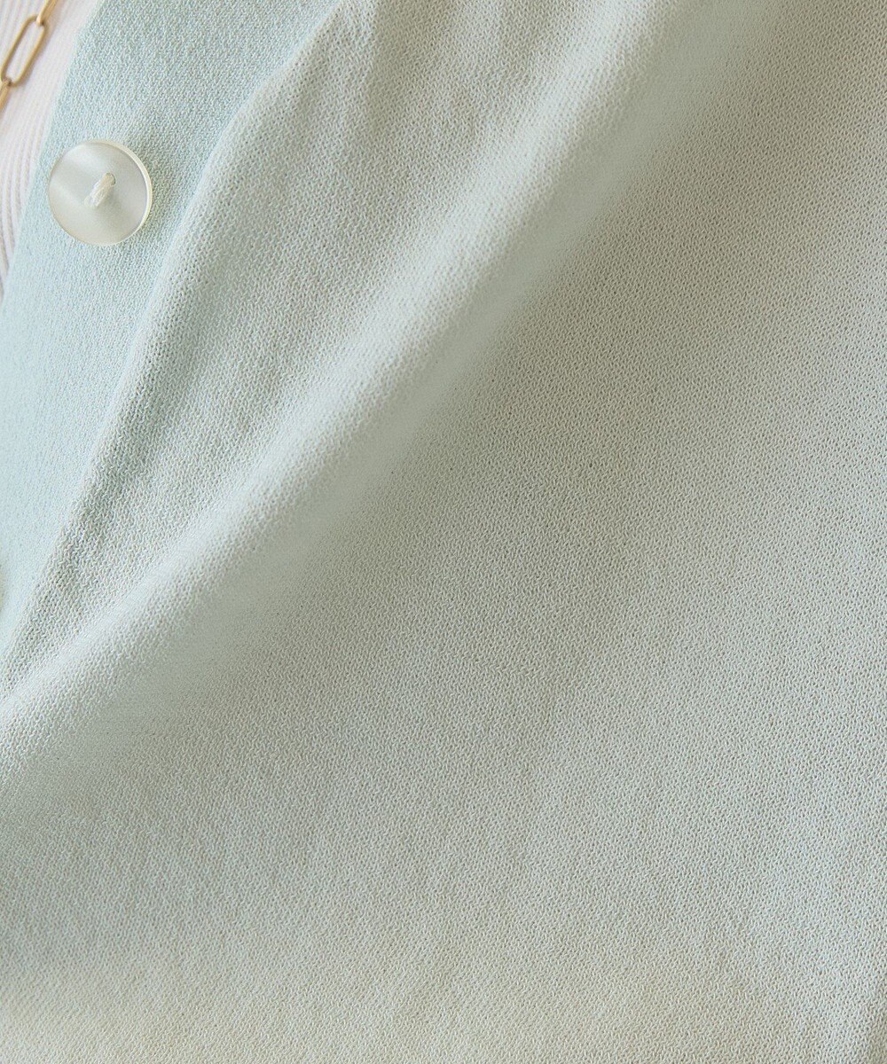 AMERICAN HOLIC 5分袖シアーVネックニットカーディガン 