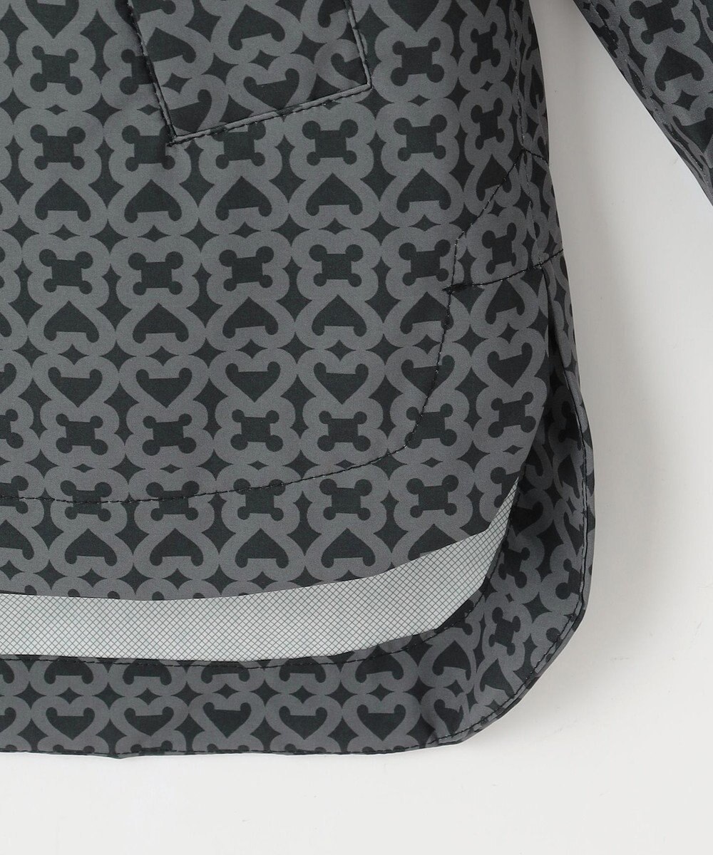 23区GOLF 【MEN】モノグラム レインブルゾン 2WAYストレッチ 透湿防水 防風 撥水 ポケッタブル 