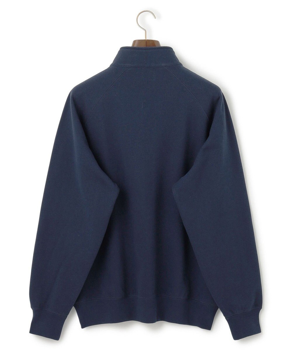 J.PRESS MEN 【AaronChang】【UNISEX】ワンポイントハーフジップ スウェットシャツ 