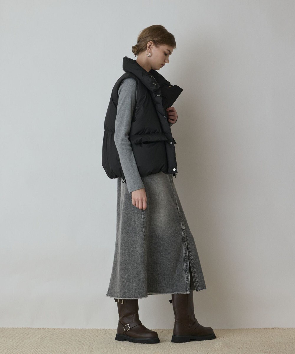 GRACE CONTINENTAL スタンドカラーダウンベスト 