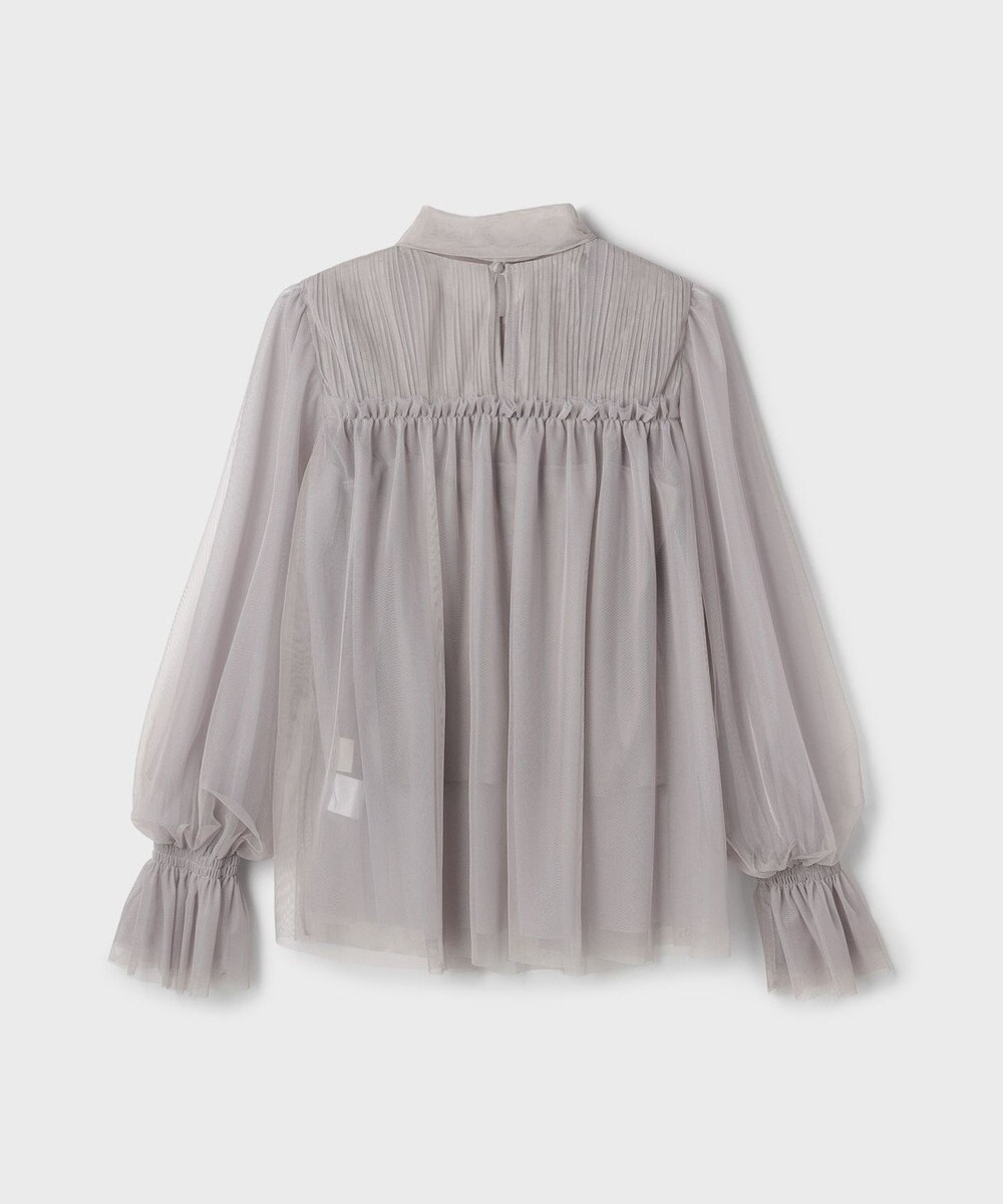 GRACE CONTINENTAL チュールタイブラウス 