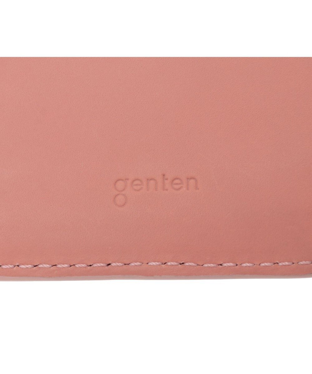 genten 【新色】フラッターカットワーク 二つ折り財布 