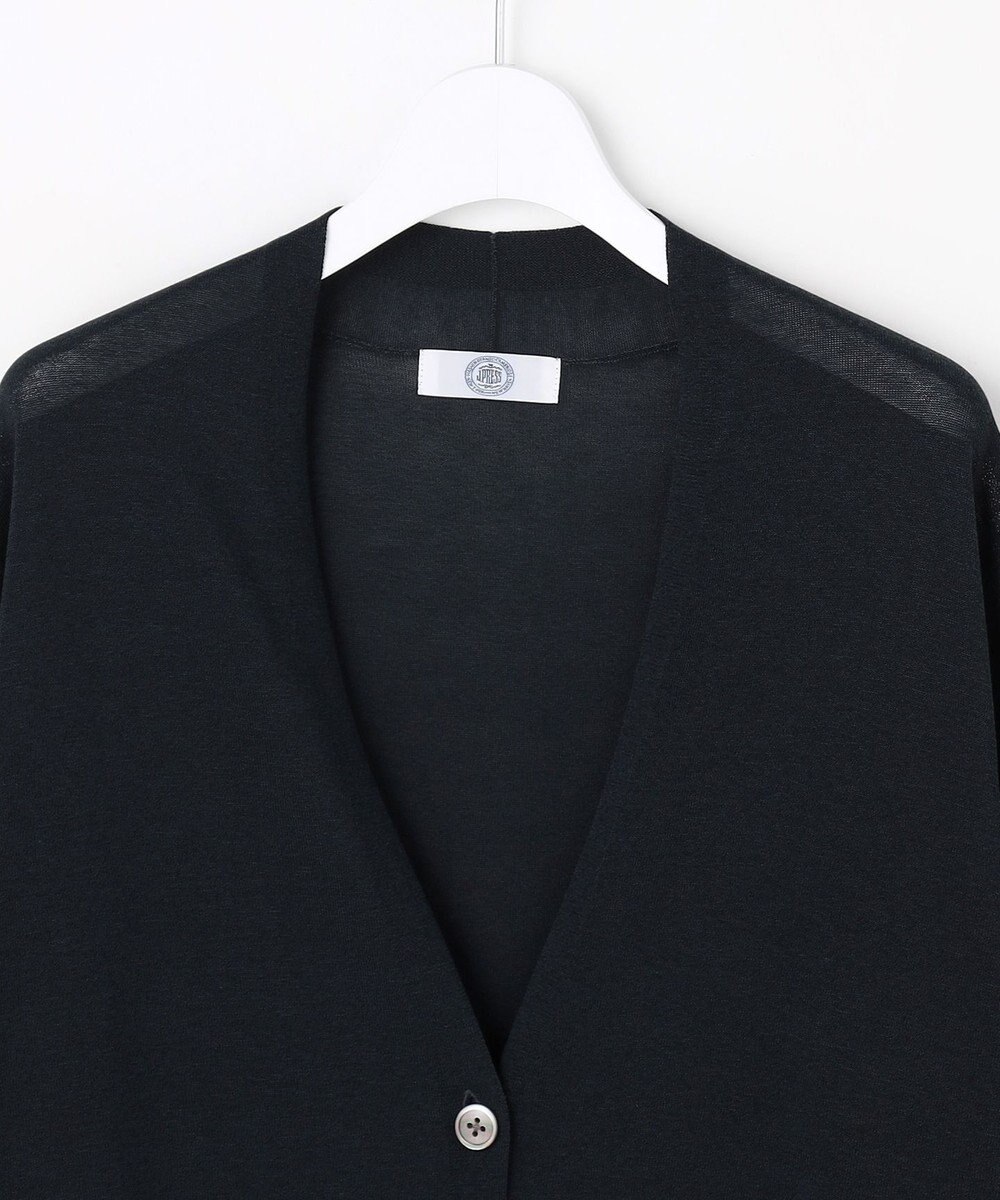 J.PRESS LADIES COOL ヴィスコース ミドル丈 カーディガン 