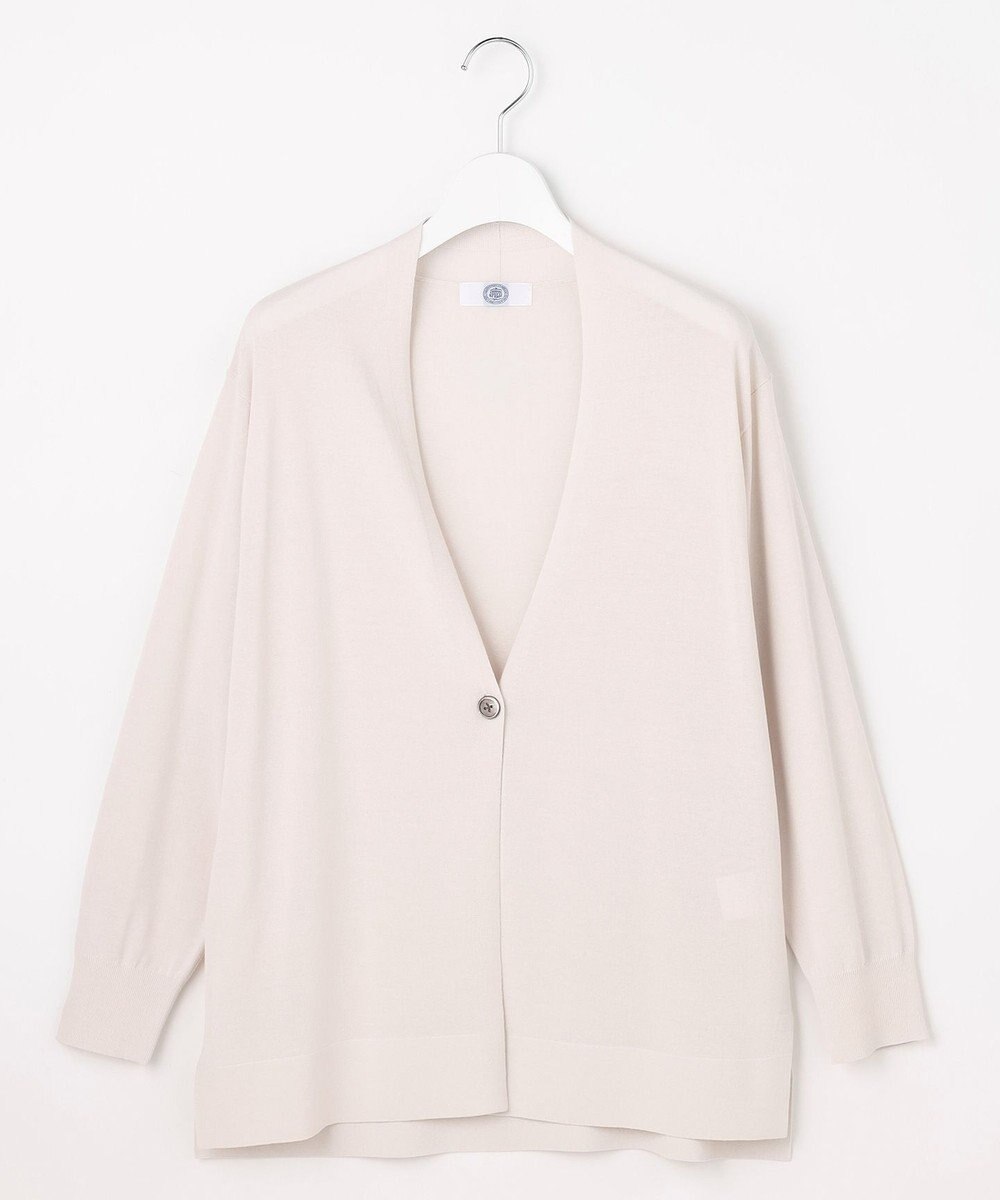 J.PRESS LADIES COOL ヴィスコース ミドル丈 カーディガン 