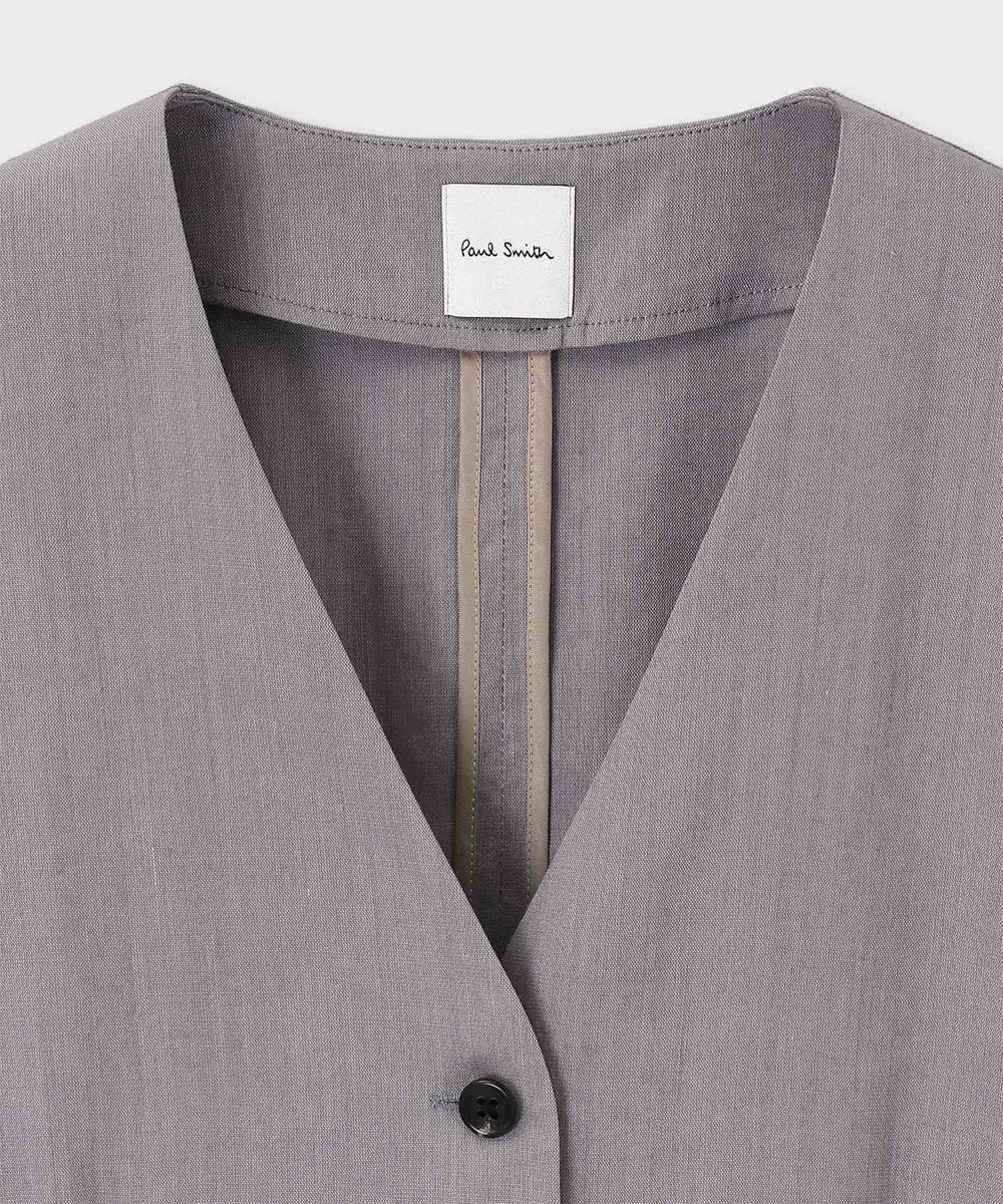 Paul Smith レーヨンリネン Vネックジレ 
