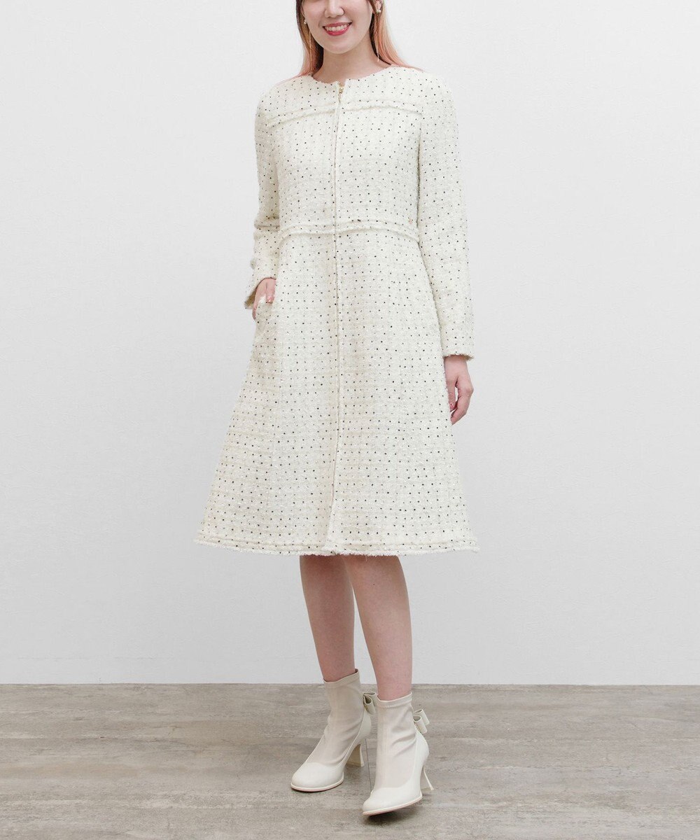 TOCCA 【消臭】SWEET TWINKLE ツイードコート 