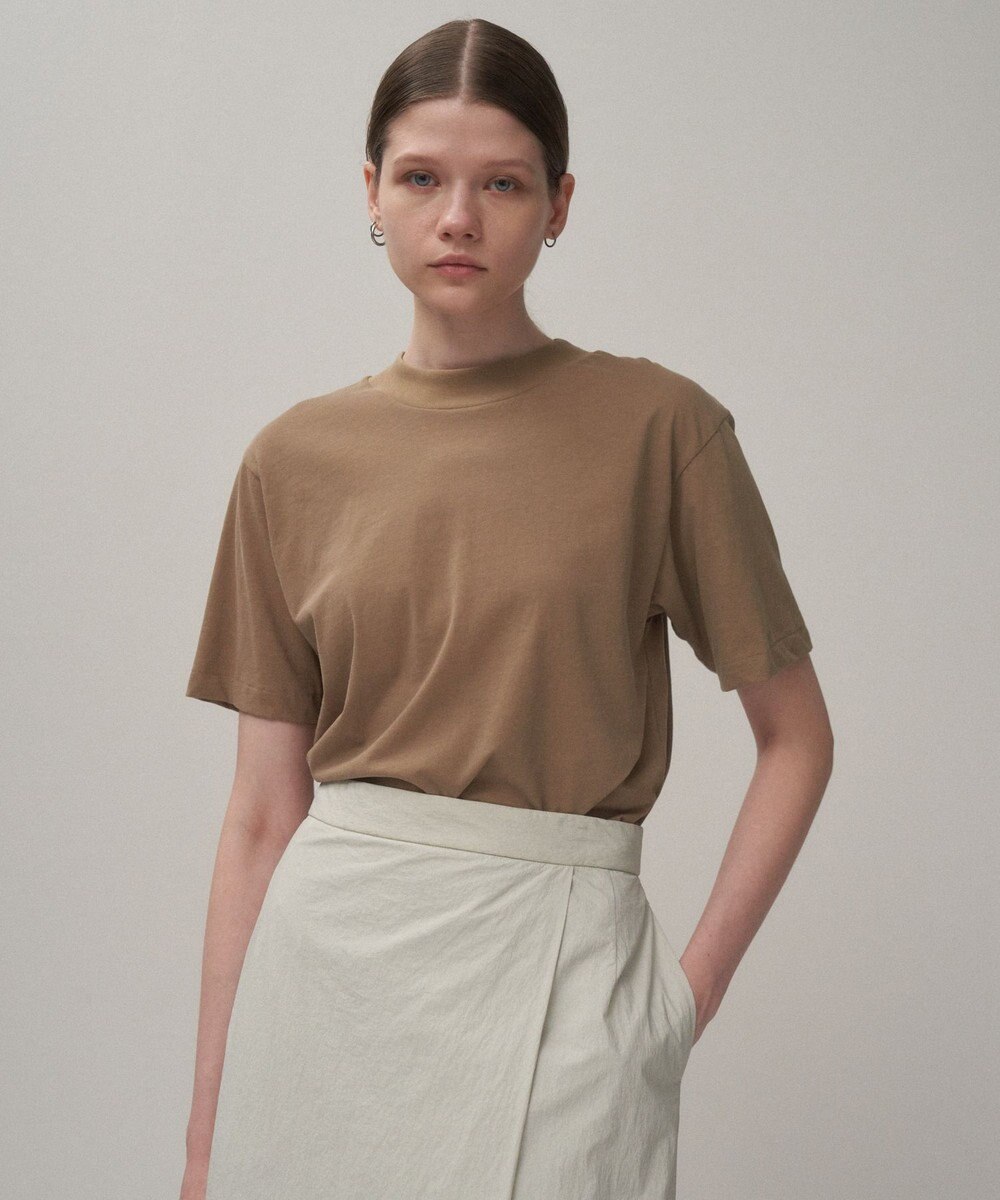 ATON FRESCA NUBUCK | モックネックＴシャツ 