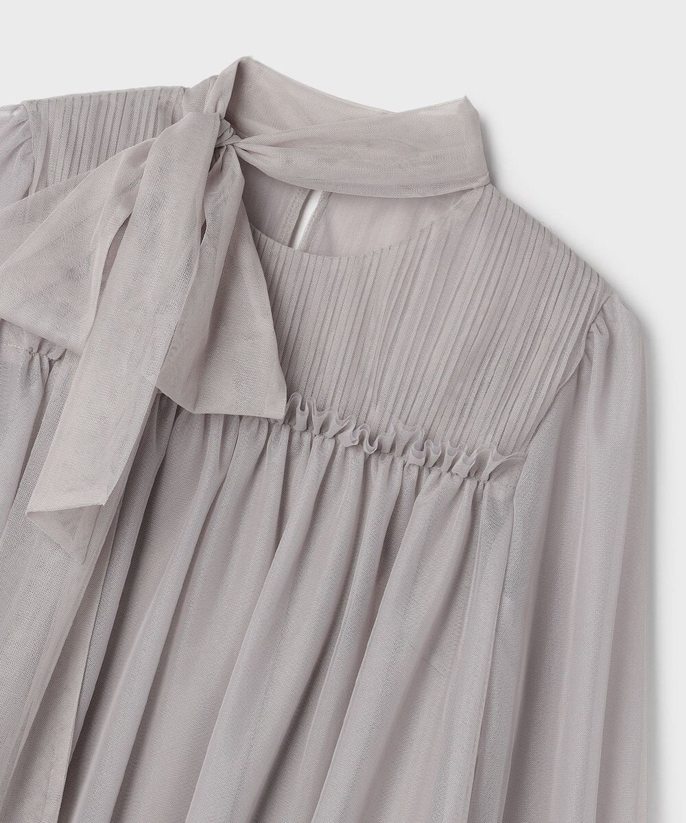 GRACE CONTINENTAL チュールタイブラウス 