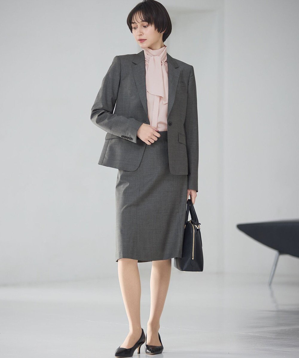 23区 【セットアップ対応】ファインネスウール 一つ釦 ジャケット 