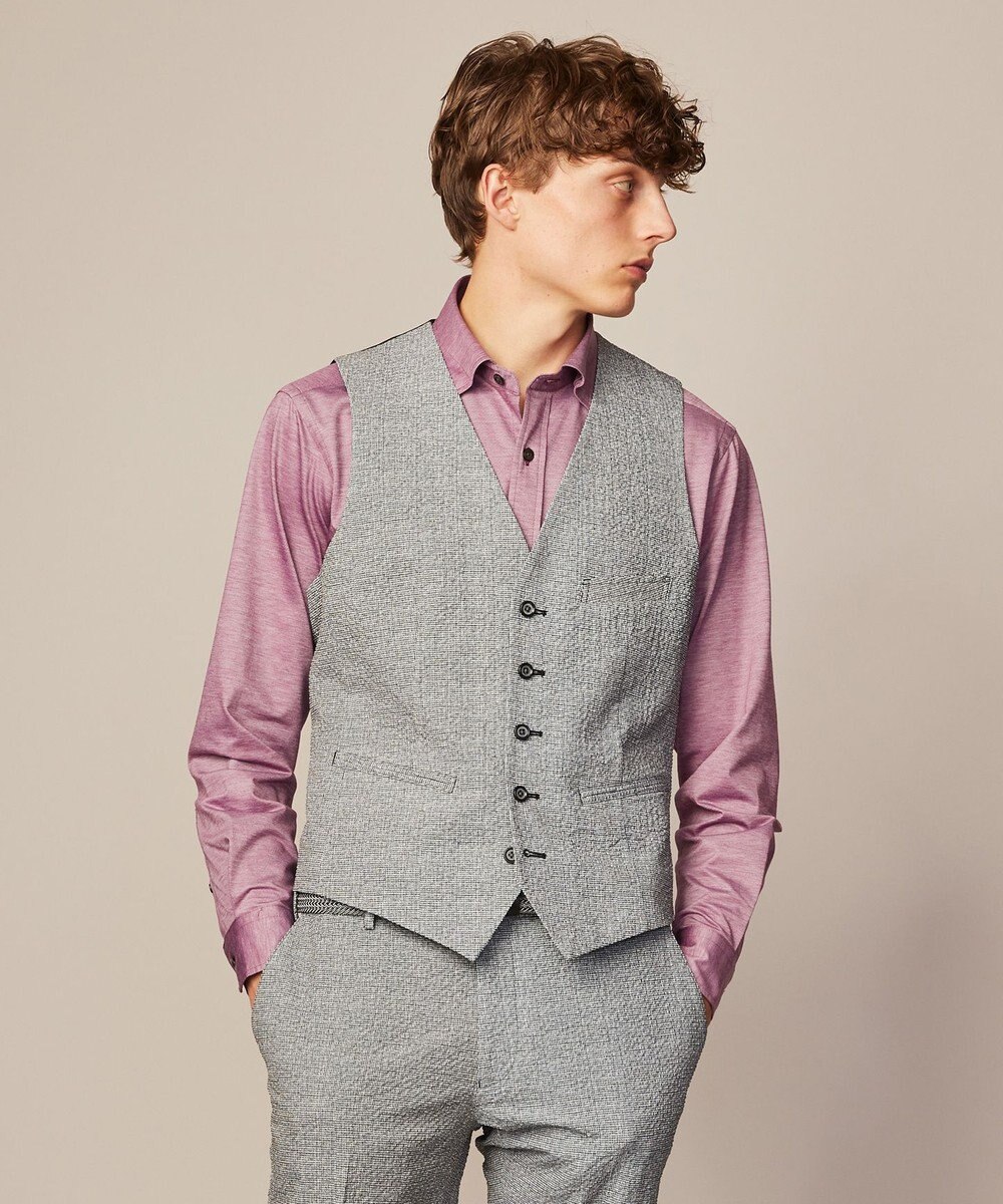 JOSEPH ABBOUD 【キングサイズ・ストレッチで快適な着心地・イージーケア】ジャージー シャツ 