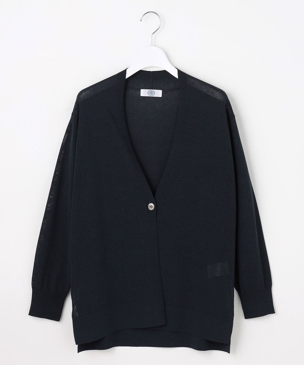 J.PRESS LADIES COOL ヴィスコース ミドル丈 カーディガン 