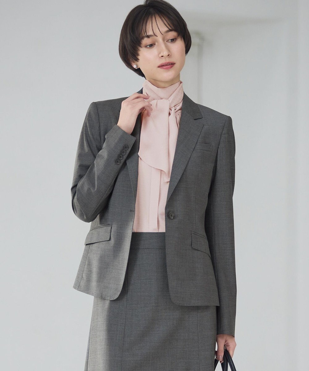 23区 【セットアップ対応】ファインネスウール 一つ釦 ジャケット 