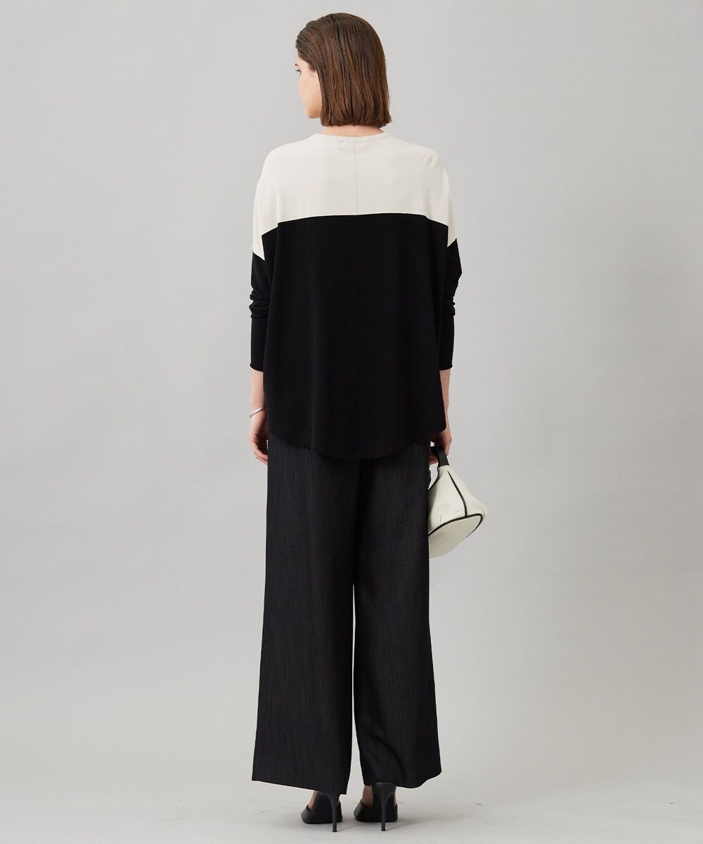 ICB 【洗える】ヴィスコースワイド プルオーバー 