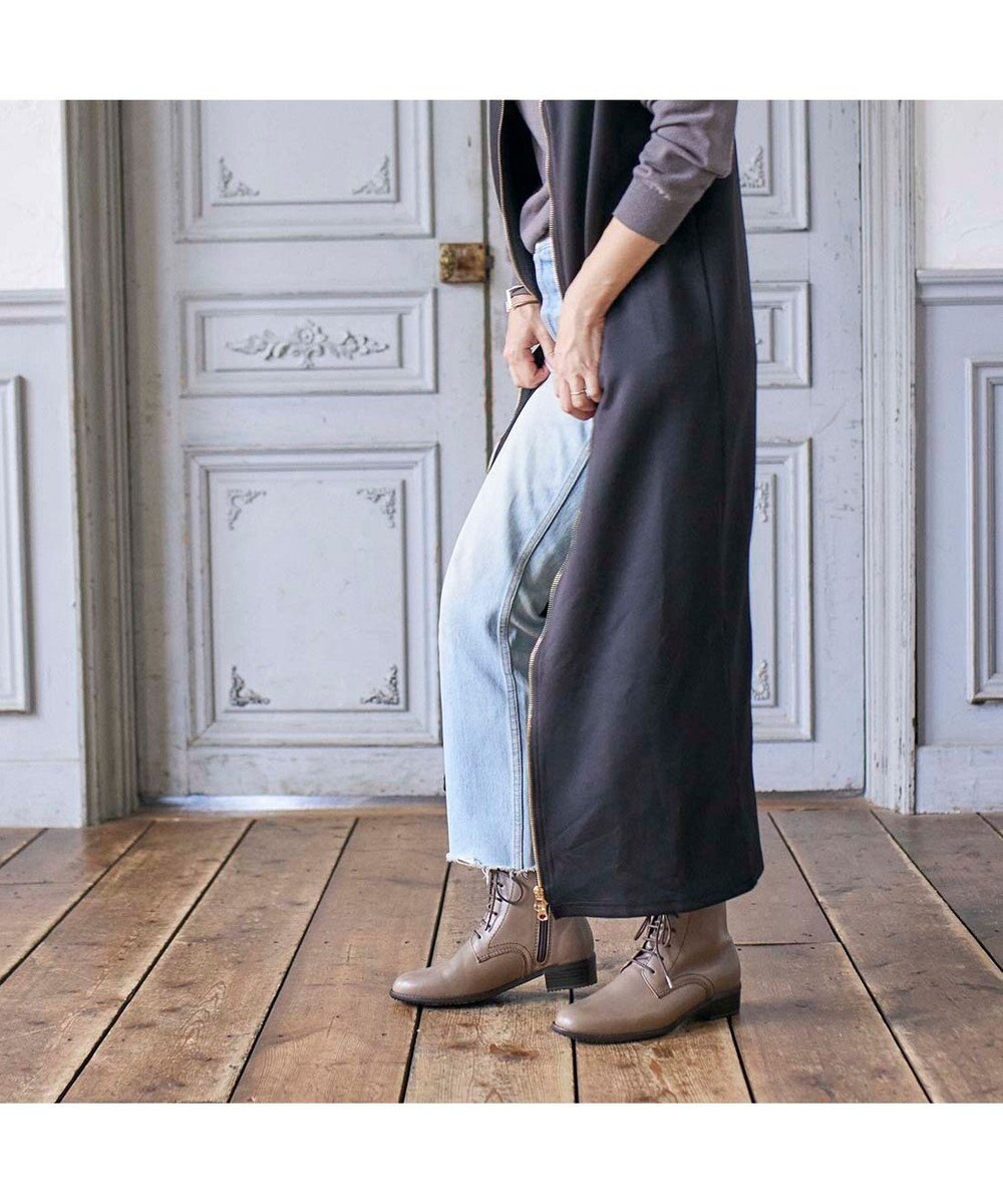 ing <ing>【WEB限定】【サスティナブルシリーズ】レースアップショートブーツ 