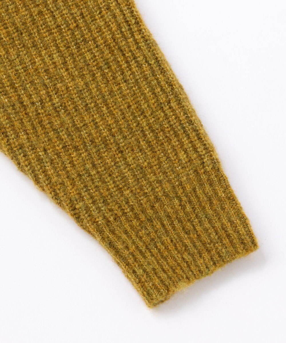 UNFILO MENS ヘアリー クルーネックニット 