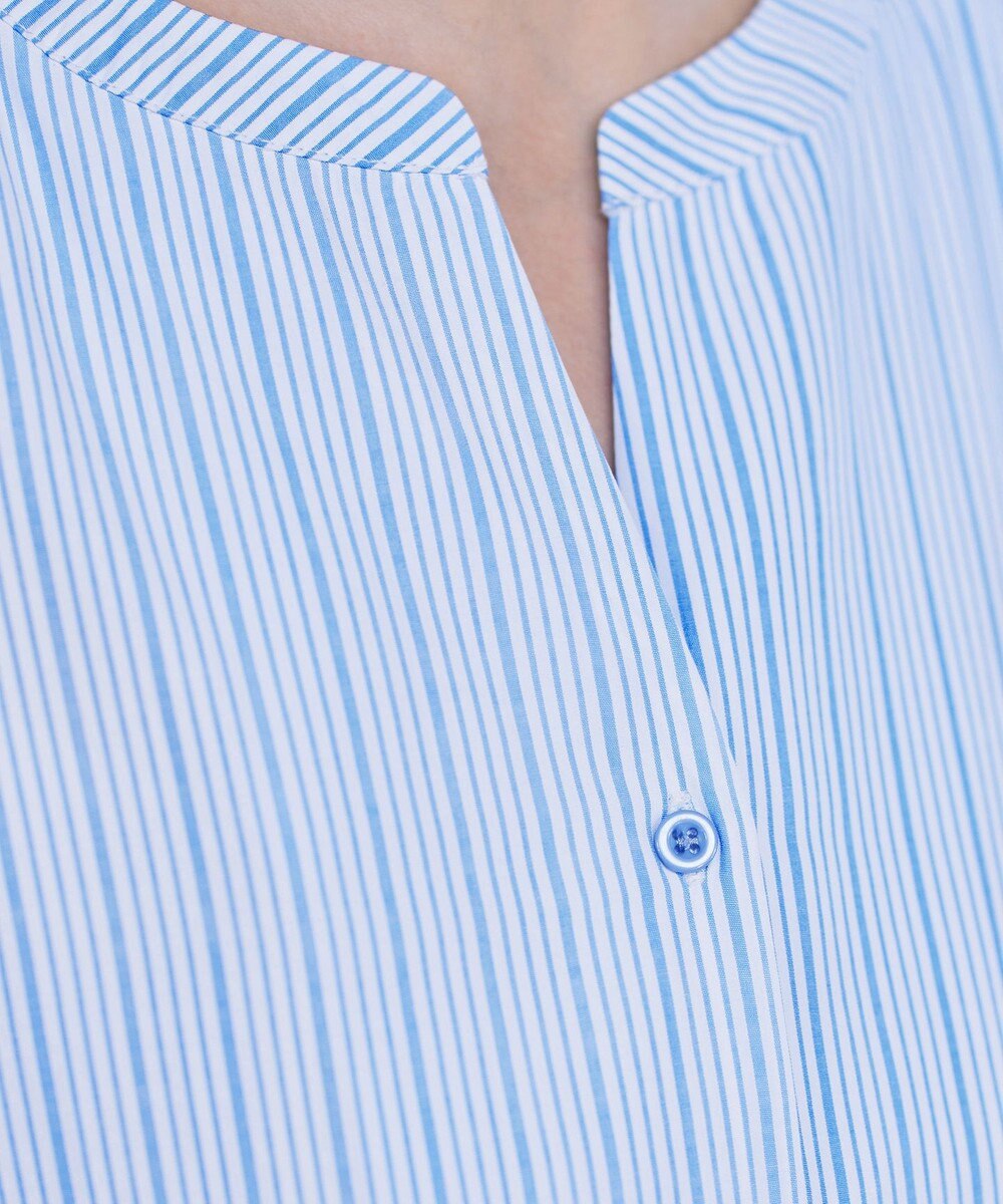 Tiaclasse 【洗える】サイドタックスキッパーシャツワンピース 