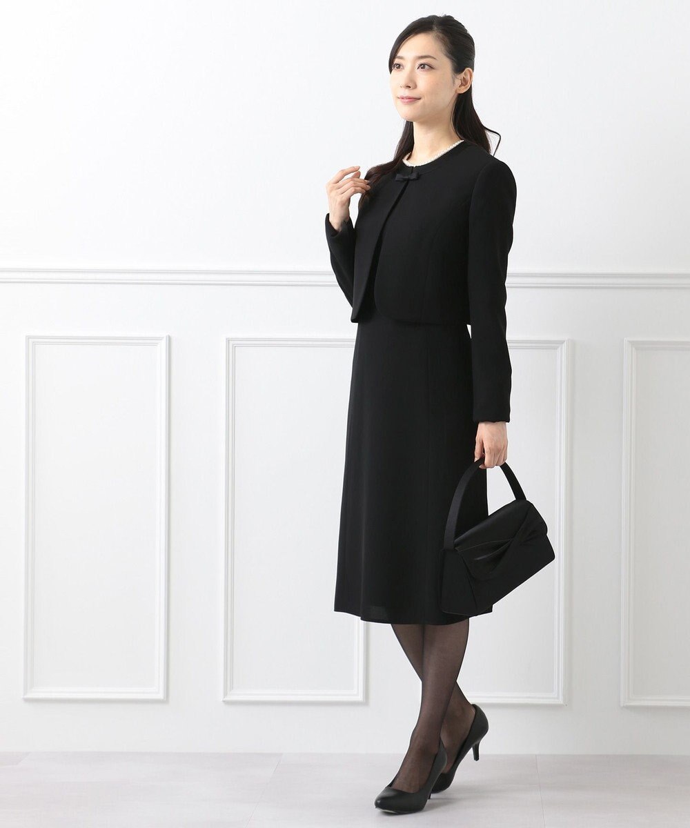 組曲 NOIR モランナ経二重 ジャケット+ワンピース 