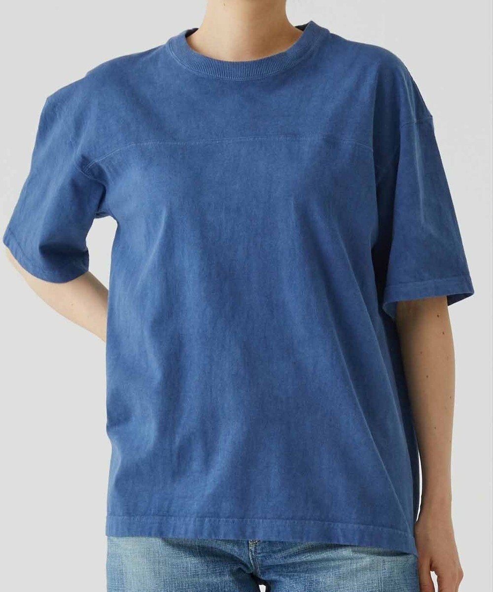 caqu caqu x GoodOn football S/Stee  シンプルゆったりフィットのフットボール半袖Tシャツ 