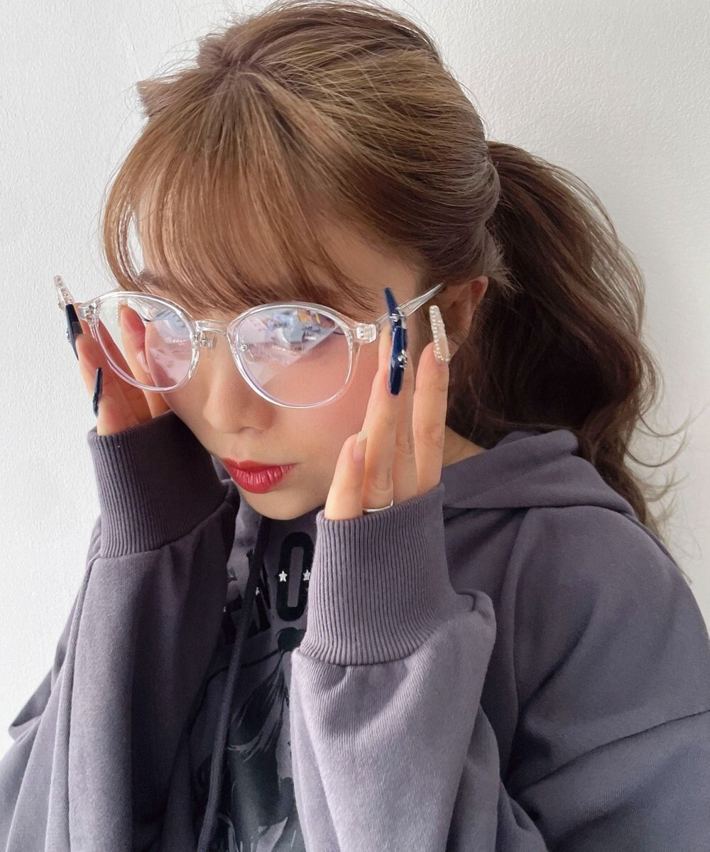 WEGO 【ユニセックス着用ITEM】ボストンフレームアイウェア 