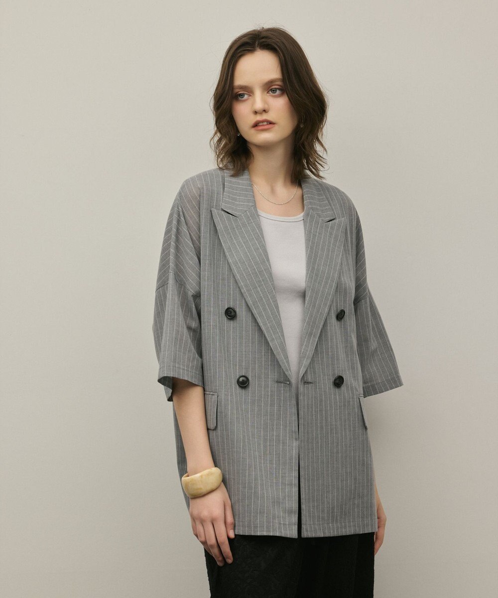 GRACE CONTINENTAL ドルマンテーラードジャケット 