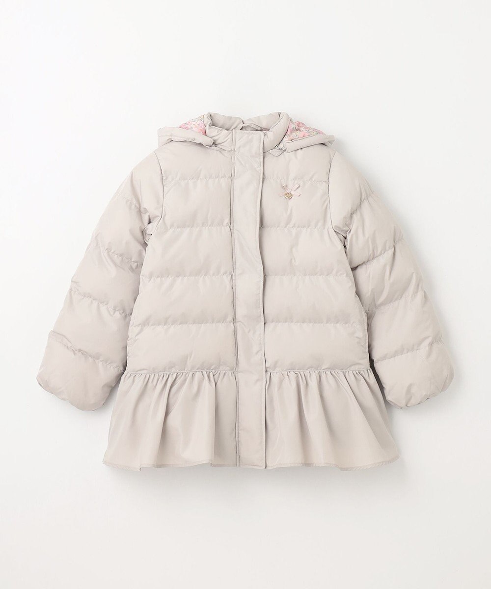 ANY KIDS 【洗濯機OK】中綿 リボン コート 