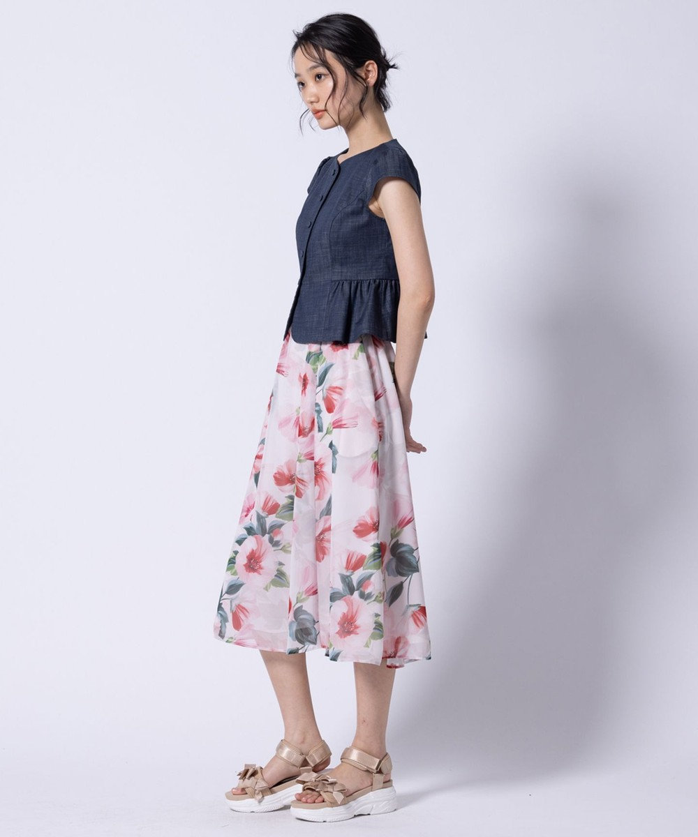 TOCCA 【洗える・消臭】FULL BLOOM PEONY SKIRT スカート 