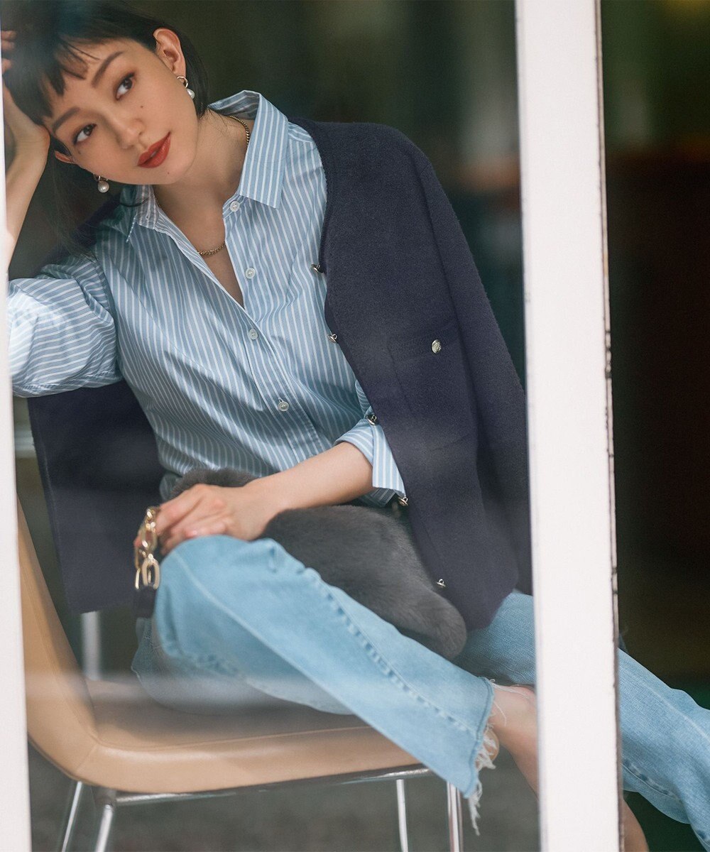 23区 フェイクファー チェーン バッグ 