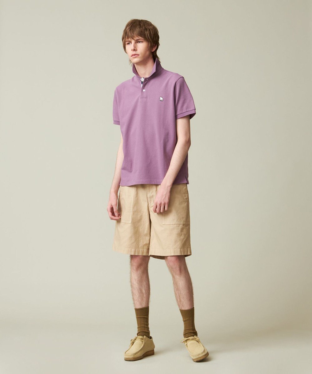 J.PRESS MEN 【大人気 / 10色展開】バックブル カノコレジメン ポロシャツ 