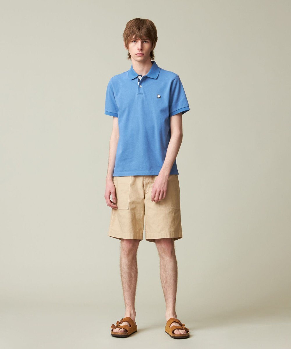 J.PRESS MEN 【大人気 / 10色展開】バックブル カノコレジメン ポロシャツ 