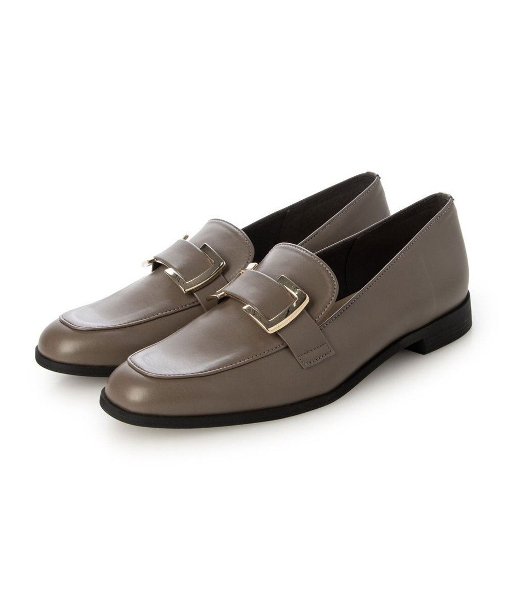 MODE ET JACOMO <carino>【レイン対応】バックルソフトスクエアトゥローファー 