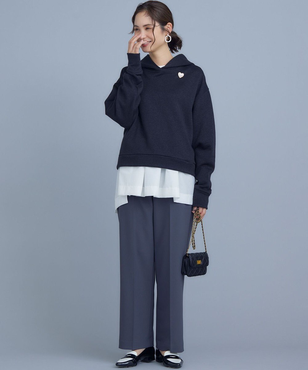 組曲 L 【WEB限定】シャイニーラメパーカー 