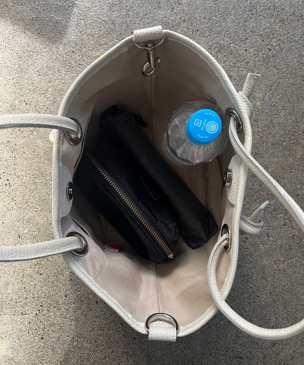 Hekhèr Le Style de Vie 【日本製 / 2WAY】シュリンクレザー ノットハンドバッグ 